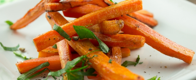 Honey Roasted Carrot Fries